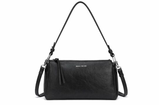 Torbica LS Collection - črna, na eno ramo