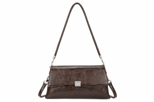 Torbica za čez ramo LS Collection - rjava