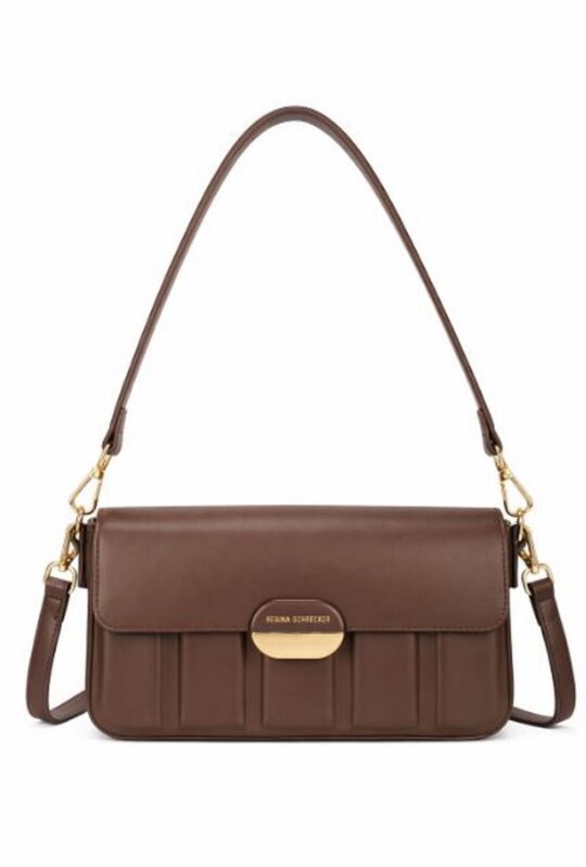 Torbica za čez ramo LS Collection - rjava