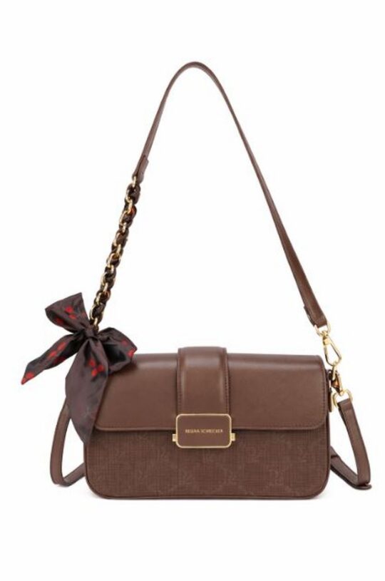 Torbica za čez ramo LS Collection - rjava