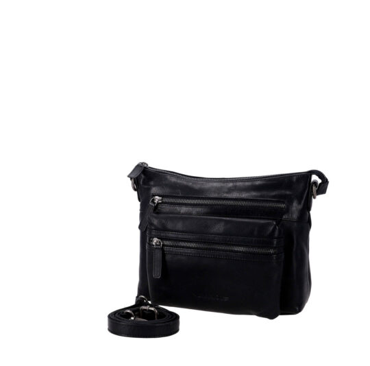 Torbica za čez ramo AVIATOR - črna