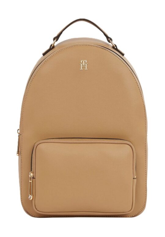 Modni nahrbtnik TOMMY HILFIGER Soft Logotape - bež