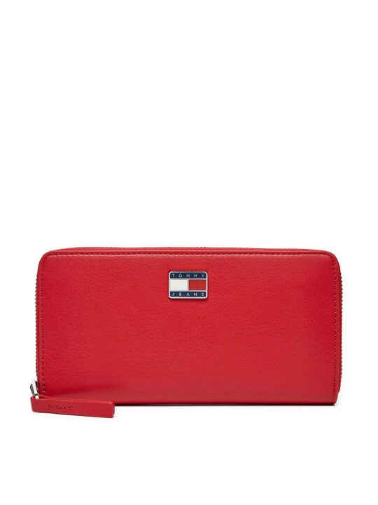 Denarnica TOMMY HILFIGER TJW Pillow - rdeča