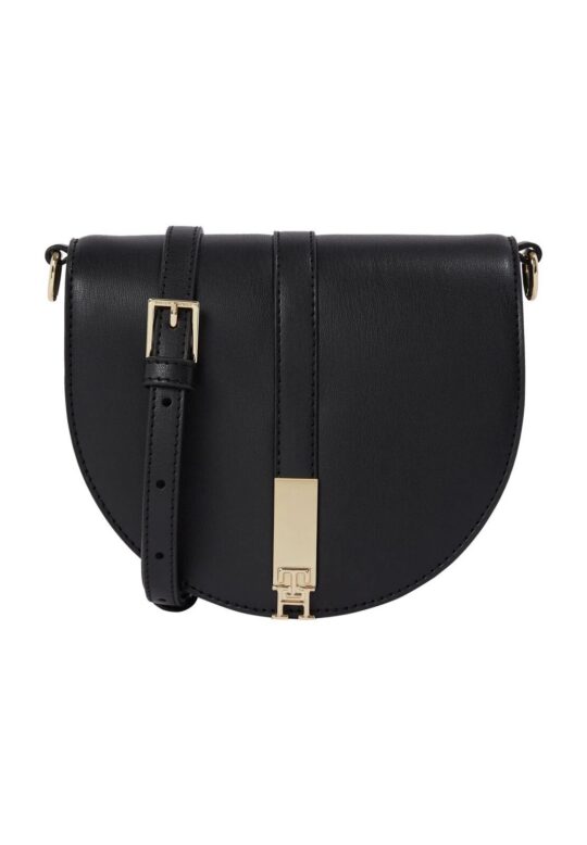 Torbica za čez ramo TOMMY HILFIGER Heritage - črna