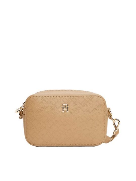 Torbica za čez ramo TOMMY HILFIGER Distinct - bež