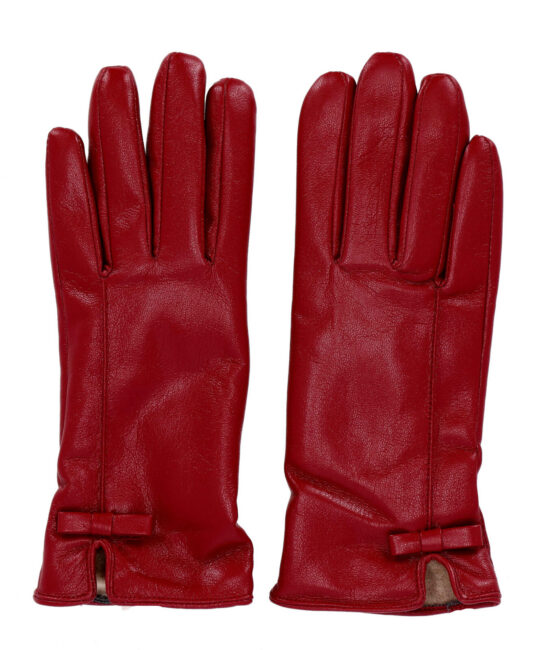 Rokavice LS COLLECTION Diana - rdeče, v darilni embalaži