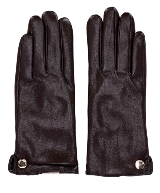 Rokavice LS COLLECTION Diana - rjave, v darilni embalaži