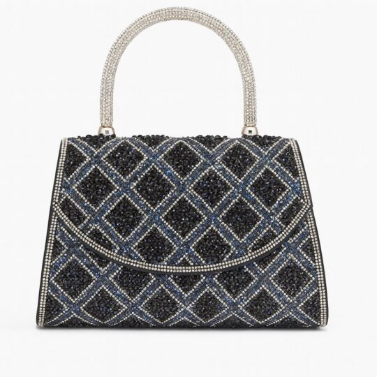 Torbica LS COLLECTION Sofia - črna, večerna