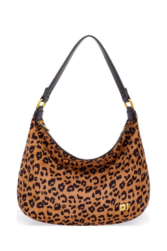 Torbica DAVID JONES - rjava animal print