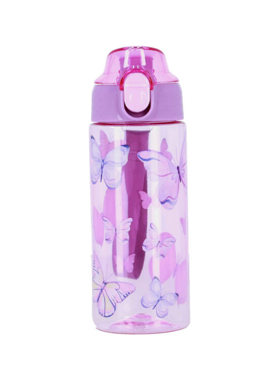 Bidon za vodo BOTTLE AND MORE - metulji BPA free, 500 ml