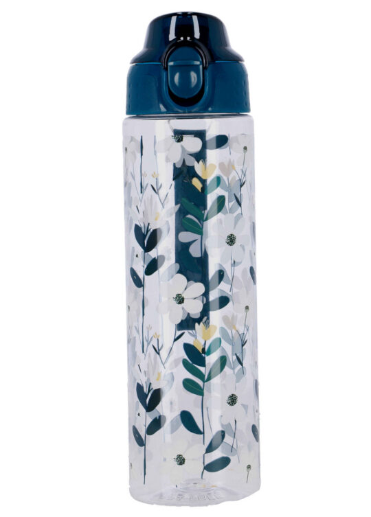 Bidon za vodo BOTTLE AND MORE - rože BPA free, 700 ml