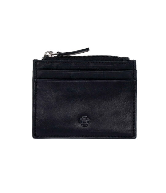 Denarnica CESARE BRINIOLLI - črna, usnjena