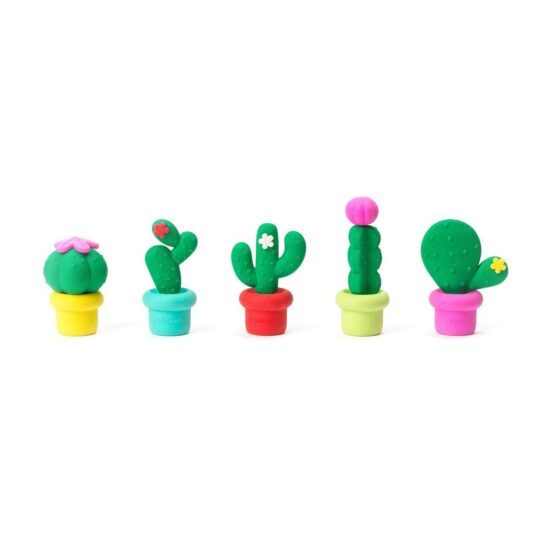 Dišeča radirka LEGAMI - set 5 v 1, cactus