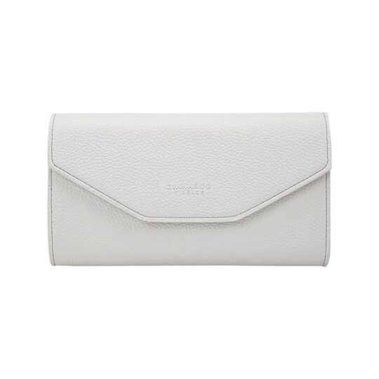 Denarnica LS COLLECTION - bela, darilna škatla