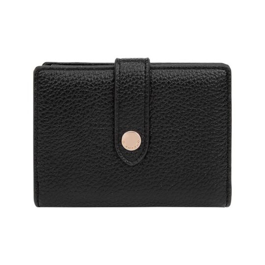 Denarnica LS COLLECTION - črna, darilna škatla