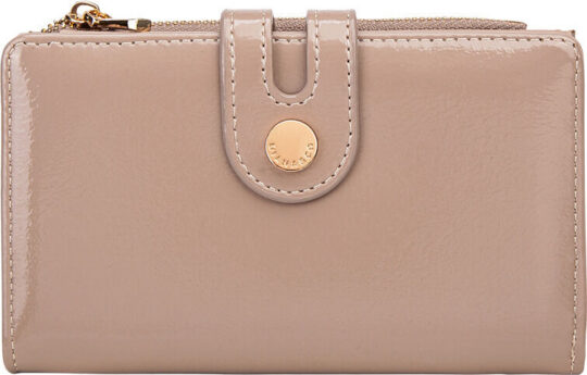 Denarnica LS COLLECTION - bež, darilna škatla