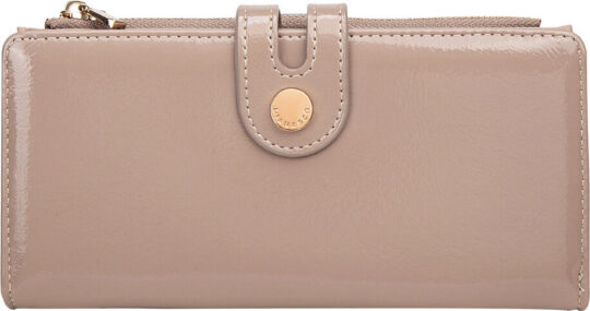 Denarnica LS COLLECTION - bež, darilna škatla