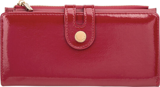 Denarnica LS COLLECTION - rdeča, darilna škatla