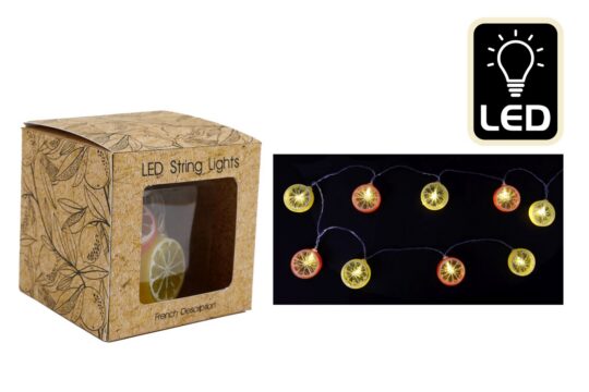 LED lučke na vrvici SILFC – Citrus Zest, 165 cm