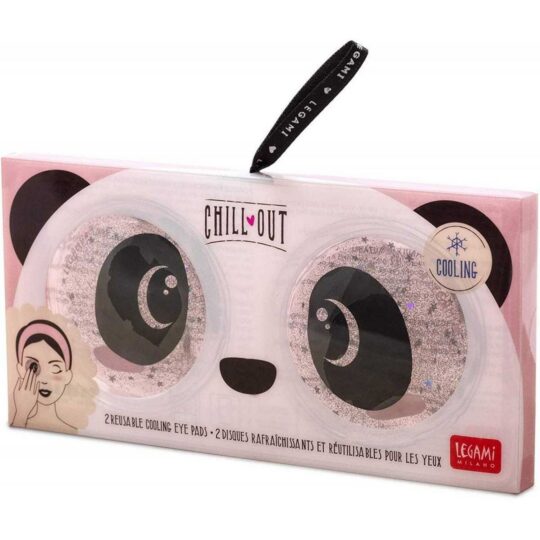 Maska za oči LEGAMI Panda - gel, za večkratno uporabo