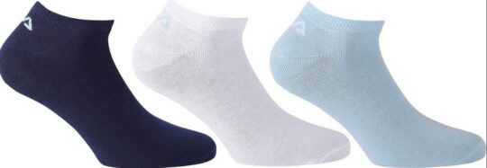 Nogavice FILA - kratke, modre, 3 pari, 35/38