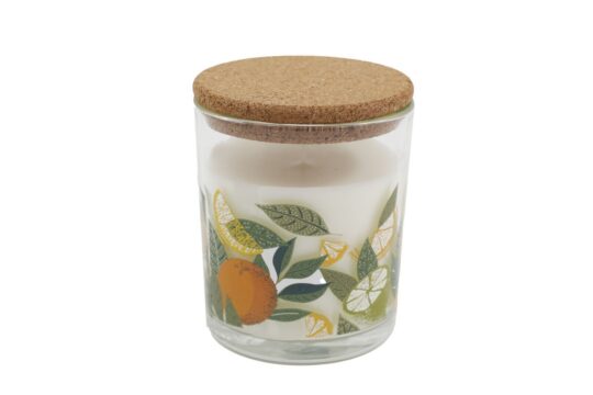 Dišeča sveča SILFC - citrus zest, s pokrovom, 250 g, sort