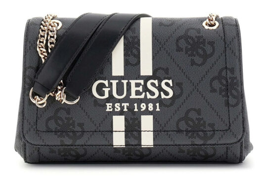 Torbica za čez ramo GUESS Noelle II - siva