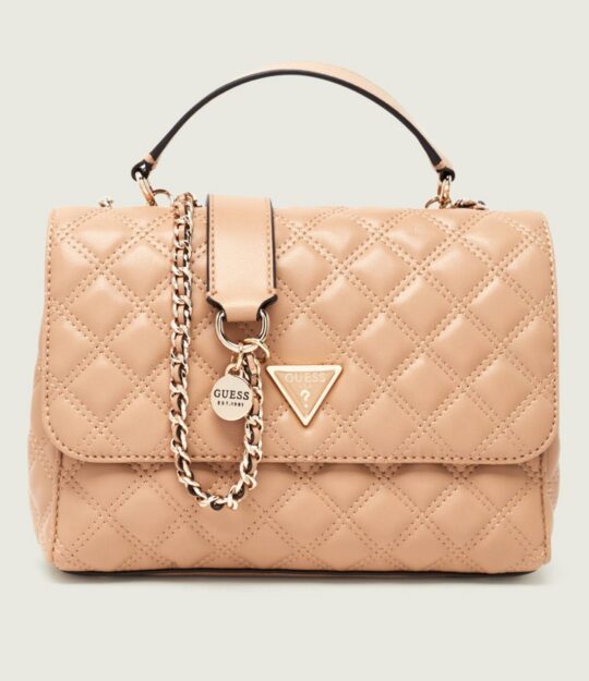 Torbica za čez ramo GUESS Giully II - bež