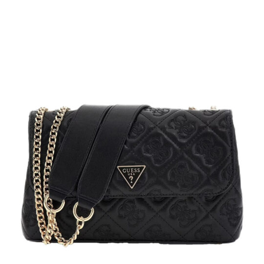 Torbica za čez ramo GUESS Adelasia - črna