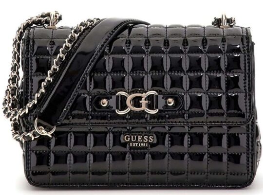 Torbica za čez ramo GUESS Nadira - črna