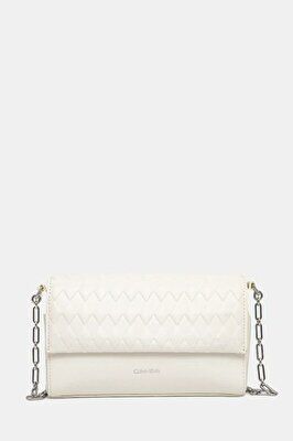 Torbica za čez ramo CALVIN KLEIN Mini Quilt - krem
