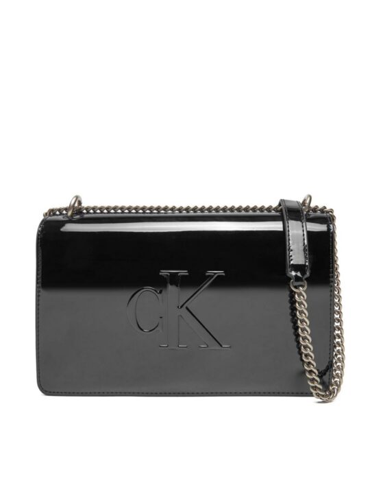 Torbica za čez ramo CALVIN KLEIN Sculpted EW - črna