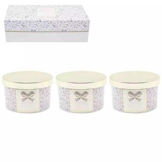 Darilni set LEONARDO - dišeča sveča, pomegranate noir, thank you, 3v1