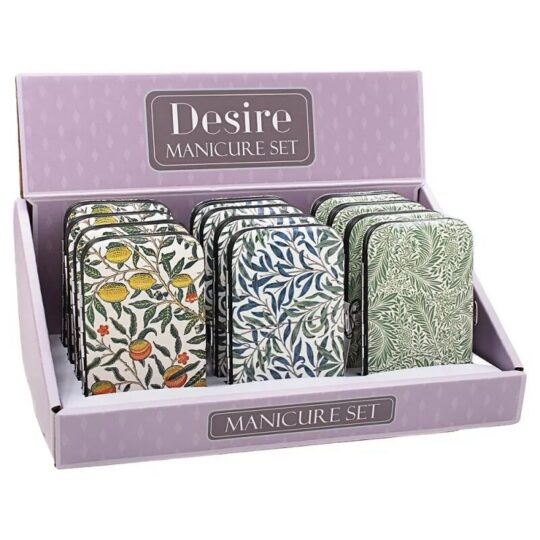 Set za manikuro WILLIAM MORRIS Leonardo - sort