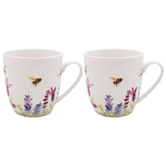 2-delni set skodelic LEONARDO Lavender and Bees