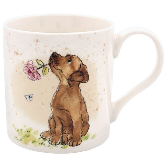 Skodelica LEONARDO Dog with Rose