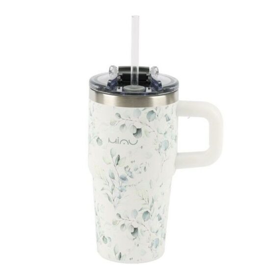 Termovka s slamico MIAU - summer, 600 ml