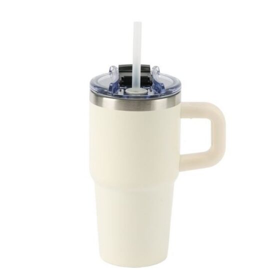 Termovka s slamico MIAU - vanilija, 600 ml