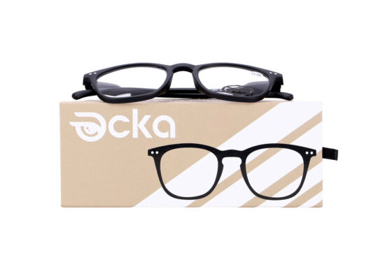 Bralna očala - za njo in zanj, črna, +1,50 dioptrije