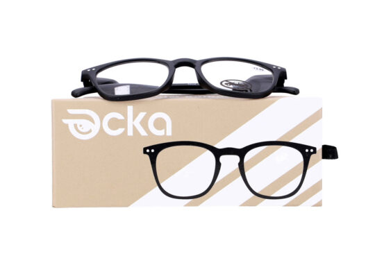 Bralna očala - za njo in zanj, črna, +3,00 dioptrije