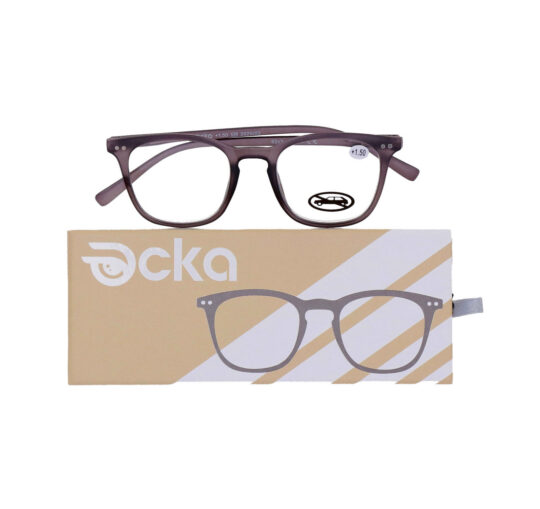 Bralna očala - za njo in zanj, siva, +1,50 dioptrije