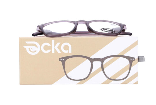 Bralna očala - za njo in zanj, siva, +2,50 dioptrije