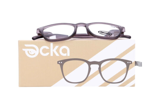 Bralna očala - za njo in zanj, siva, +3,50 dioptrije