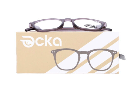 Bralna očala - za njo in zanj, siva, +3,00 dioptrije