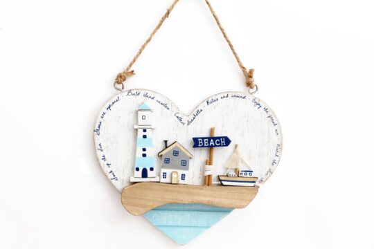 Plaketa SILFC Seashore – Heart, 19 x 14 cm