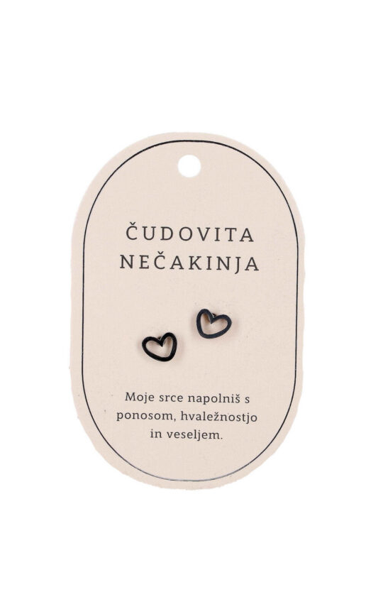 Uhani SWEETHEARTS Čudovita nečakinja - srebrni
