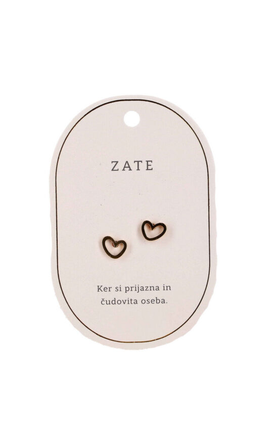 Uhani SWEETHEARTS Zate - zlati