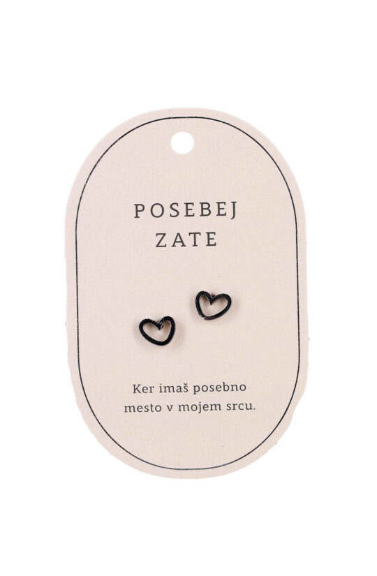 Uhani SWEETHEARTS Posebej zate - srebrni