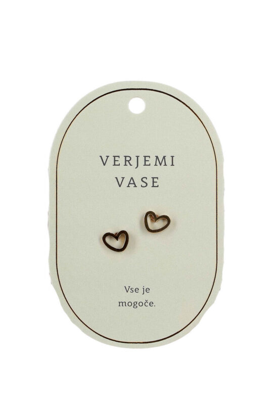 Uhani SWEETHEARTS Verjemi vase - zlati