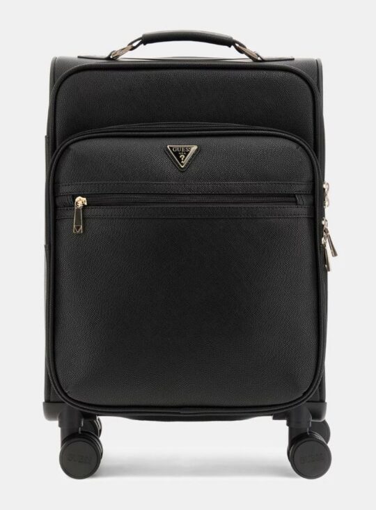 Kovček GUESS Norom - črn